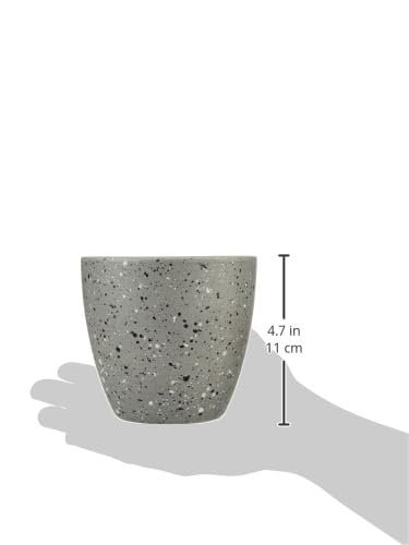 TrustBasket Rustic Roots Small Clay Flower Pots Set of 3 | Grey Matte Terracotta Clay Flower Pot | Mud Plant Container | Handmade Pots | Gamla for Plants | Clay Pots for Plants | Indoor Outdoor Use - Image 4