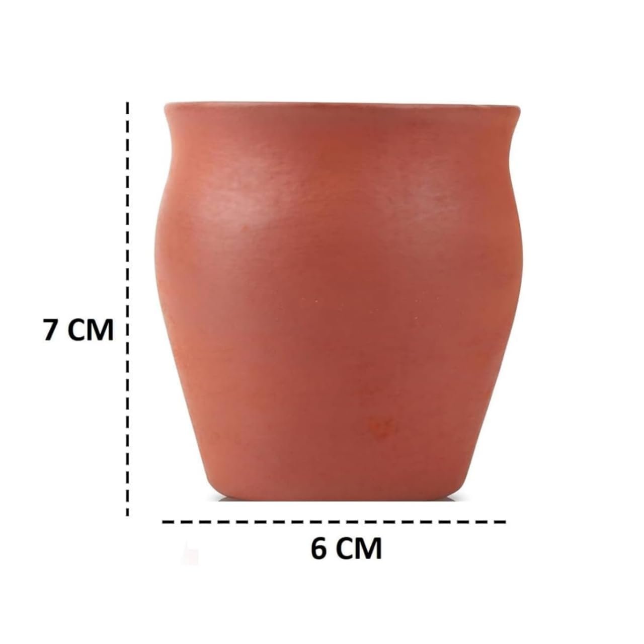 Terracotta Plant Pot, Round Curved Design, Clay Planter for Indoor and Outdoor Use - Image 3