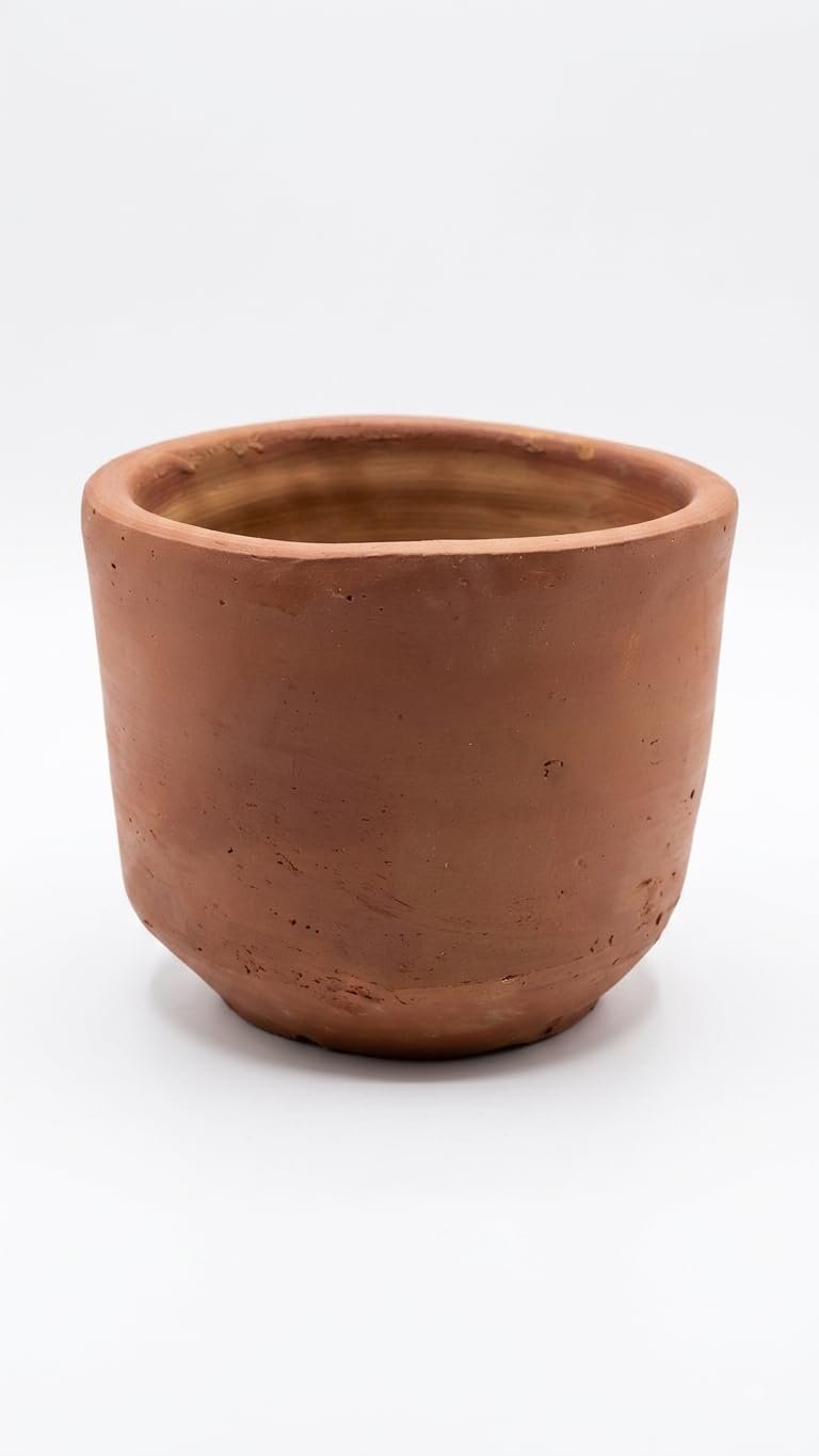 Handmade Terracotta Clay Planter Pot for Indoor & Outdoor Plants - Image 3