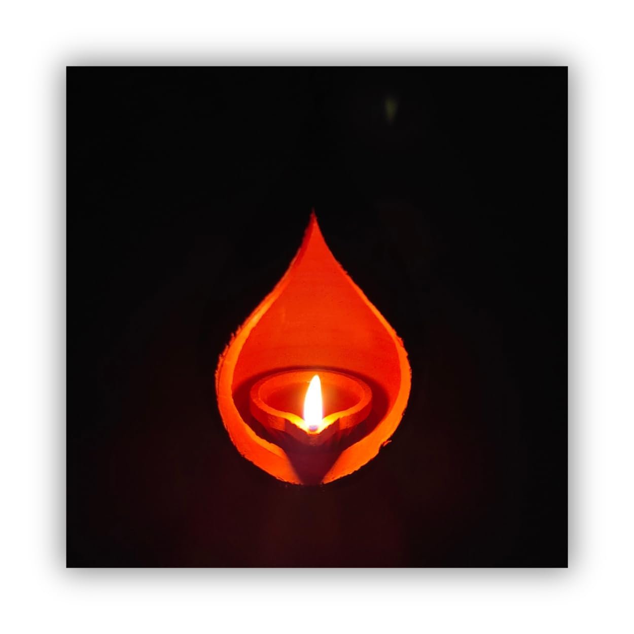 Himavat Terracotta Diya Hanging Lamp Collection Clay mitti Diya Coconut Lamps for Home Decor and Spiritual Illumination, Earthenware (8) - Image 7
