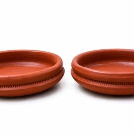 Handcrafted Terracotta Clay Small Serving Bowl Set of 2
