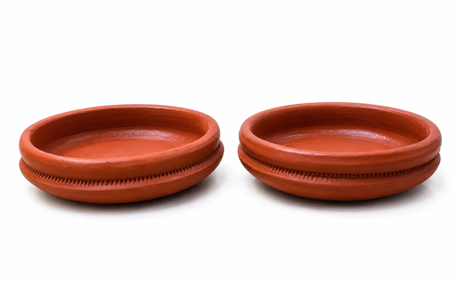 Handcrafted Terracotta Clay Small Serving Bowl Set of 2