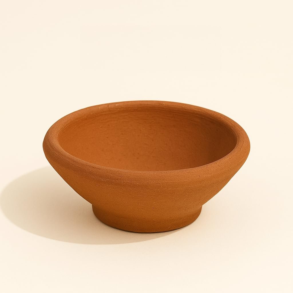 Pack of 25 Mitti Diya for Pooja & Diwali | Handmade Clay Deepak | Clay Traditional Diwali Ke Diye | Eco-Friendly Terracotta Diya for Home Temple | Desi Deepak for Decoration | mitti ke diye - Image 6