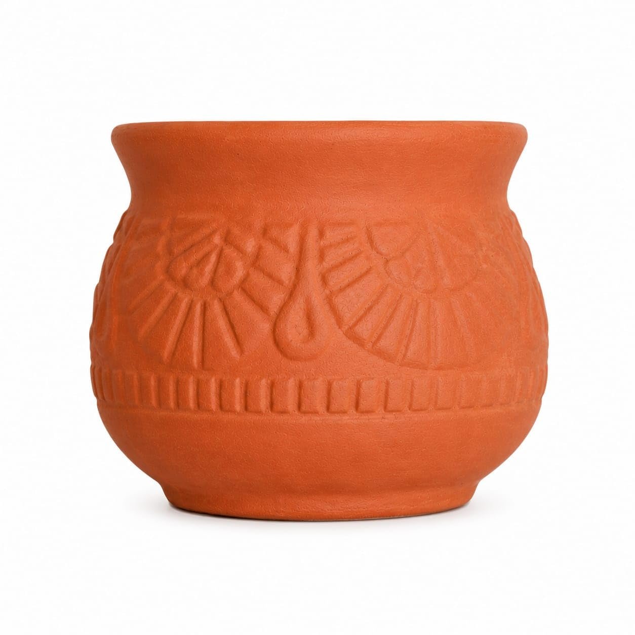 Premium Handmade Clay Curry Pot | Natural Terracotta Pizza Serving Pot (10) - Image 5