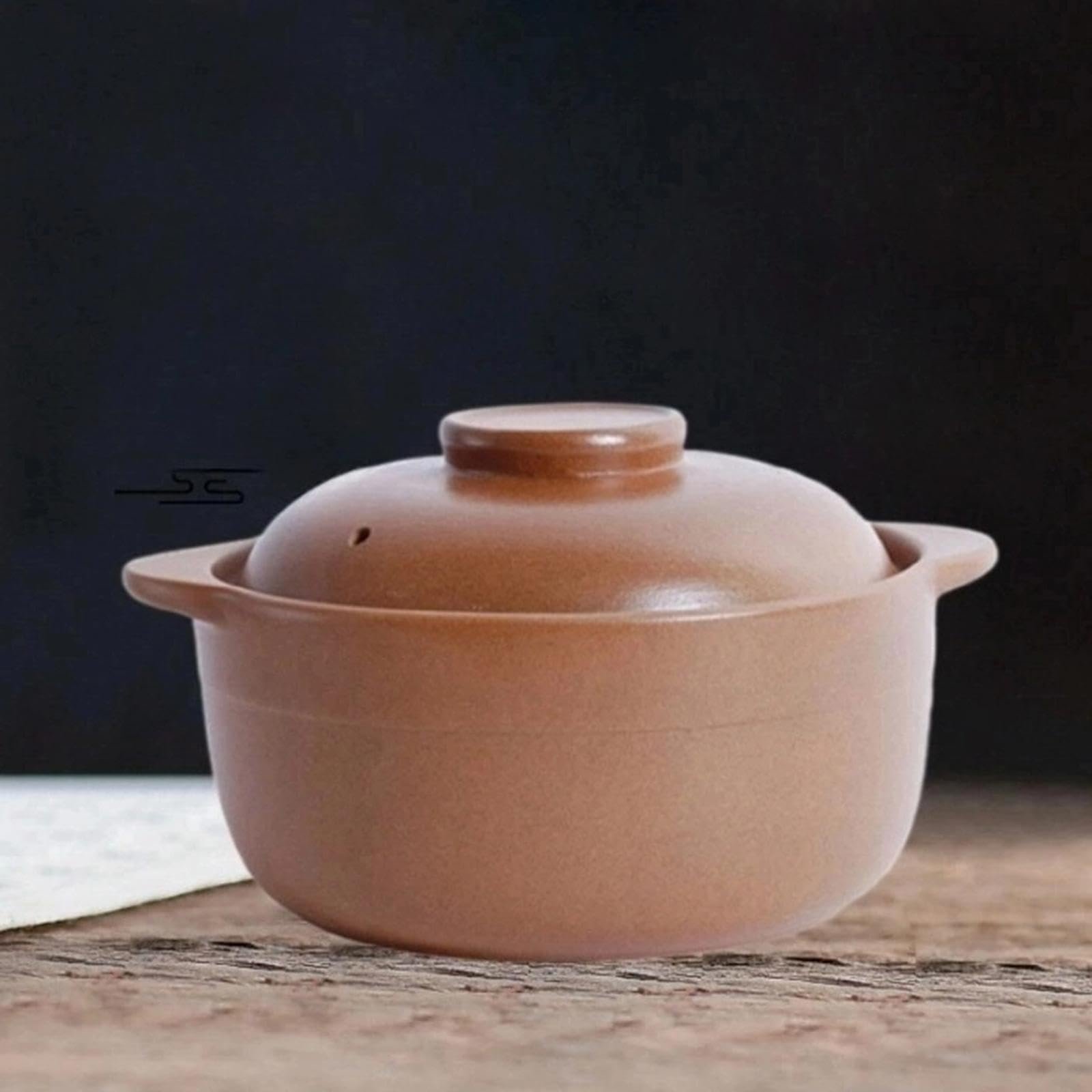 MYADDICTION Earthen Cooking Pot Clay Pot Handmade Traditional Casserole Claypot Rice Pot 1.6L - Image 8