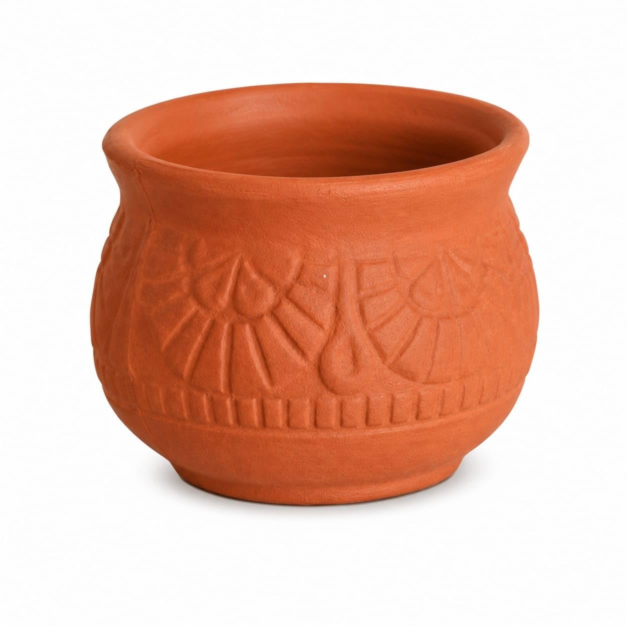 Premium Handmade Clay Curry Pot | Natural Terracotta Pizza Serving Pot (10) - Image 7