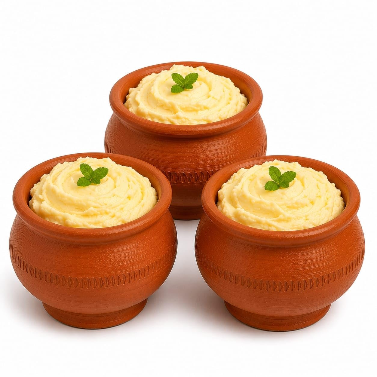 Clay Root Traditional Terracotta Clay Curry Pot Handmade | 100% Natural Earthen Mitti Matki | Red Clay Cooking Pot for Curry, Dal, Sabzi, Pizza Baking & Serving | Eco-Friendly Kitchen Cookware (6) - Image 7