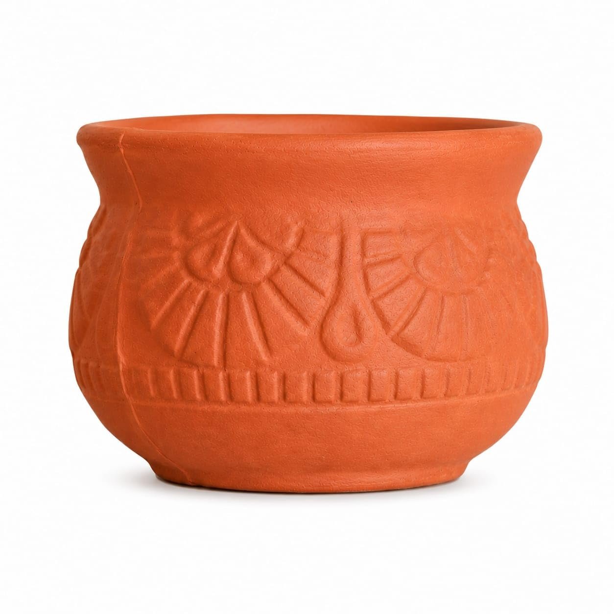Premium Handmade Clay Curry Pot | Natural Terracotta Pizza Serving Pot (10) - Image 4