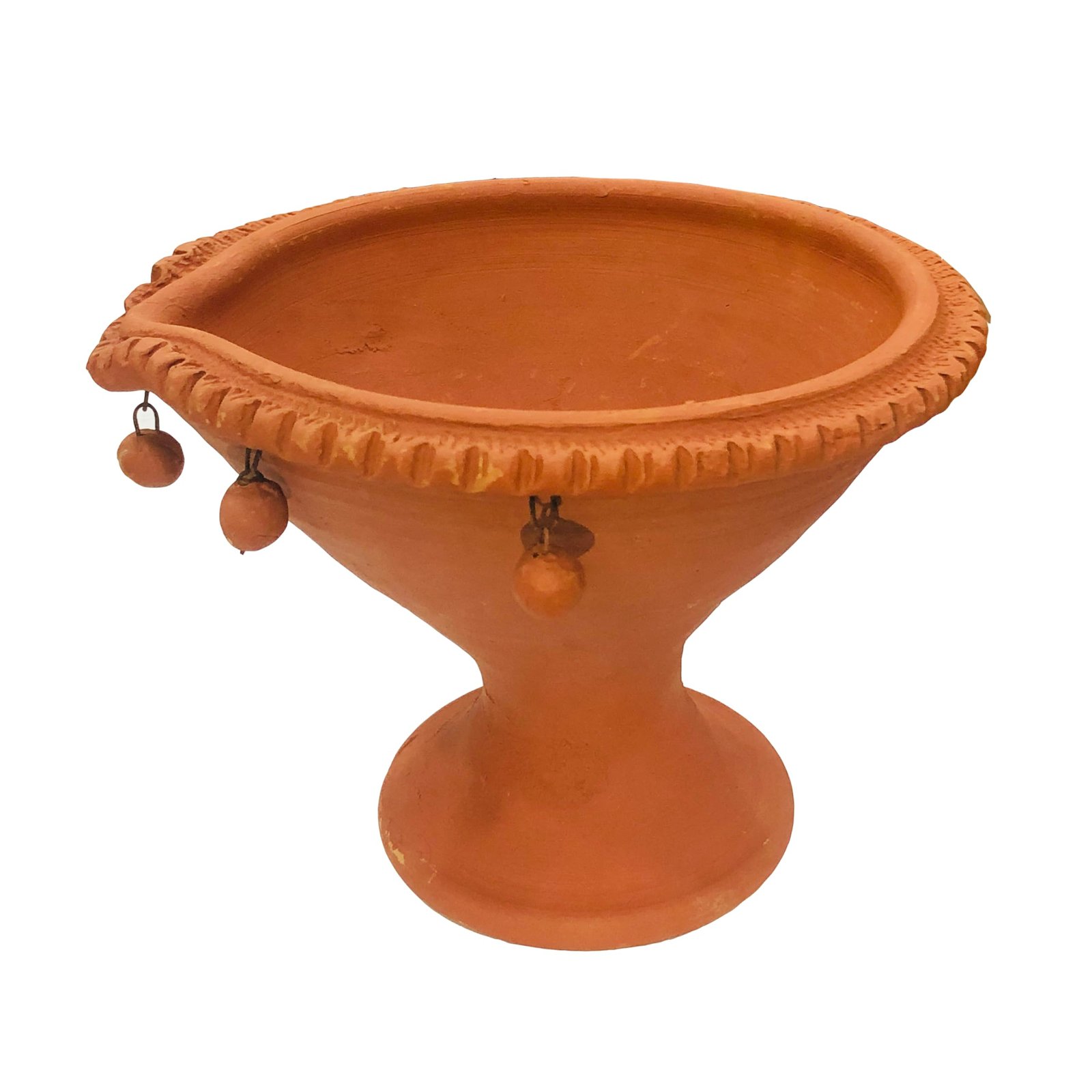 ShopMeFast Terracotta Diwali Diya - 1 Liter Akhand Deepak Big Size, Traditional Earthen Clay Oil Lamp for Pooja, Festive Decor, Home, Auspicious Events - Image 4
