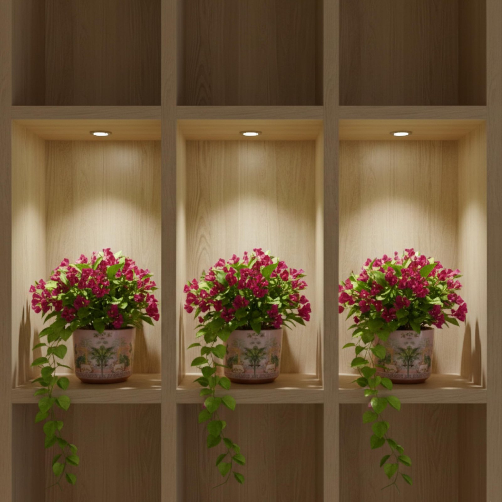 RESHA Interior & DECORTerracotta Pots for Plants Indoor Outdoor | PITCHWAI -2 Hand Painted Terracotta Planter | Pot for Home, Balcony, Office & Garden (Orange Base + White Pattern, Set of 1) - Image 3
