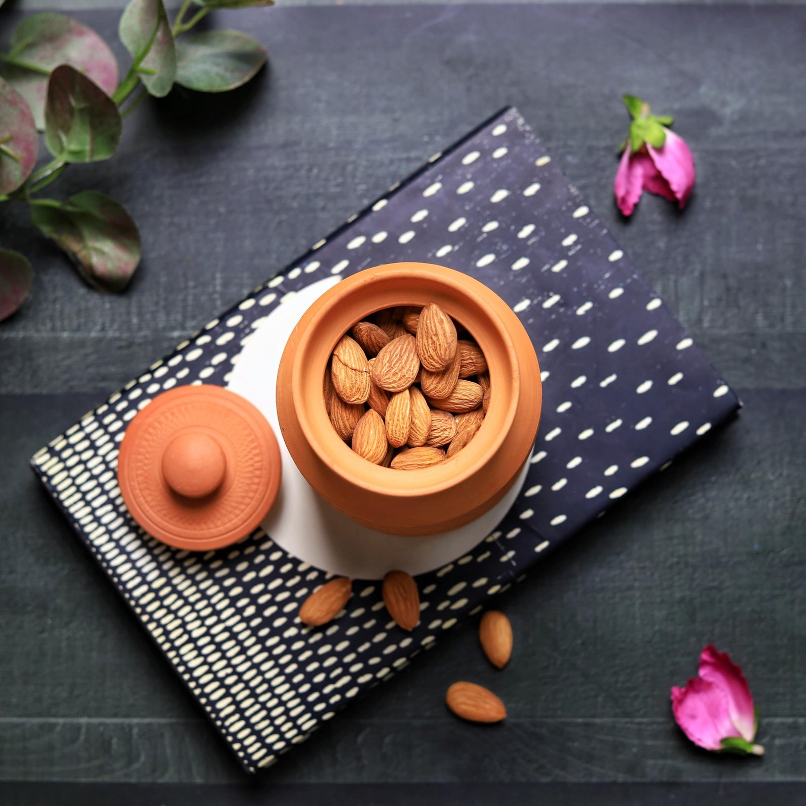 THE HANDICRAFTIAN Handcrafted Terracotta Sugar Pot – 350 ML, Biodegradable Clay Jar – Multi-Purpose for Dry Fruits, Snacks, Traditional Rustic Design (Terracotta NAWABI SUGAR POT, Set of 1) - Image 8